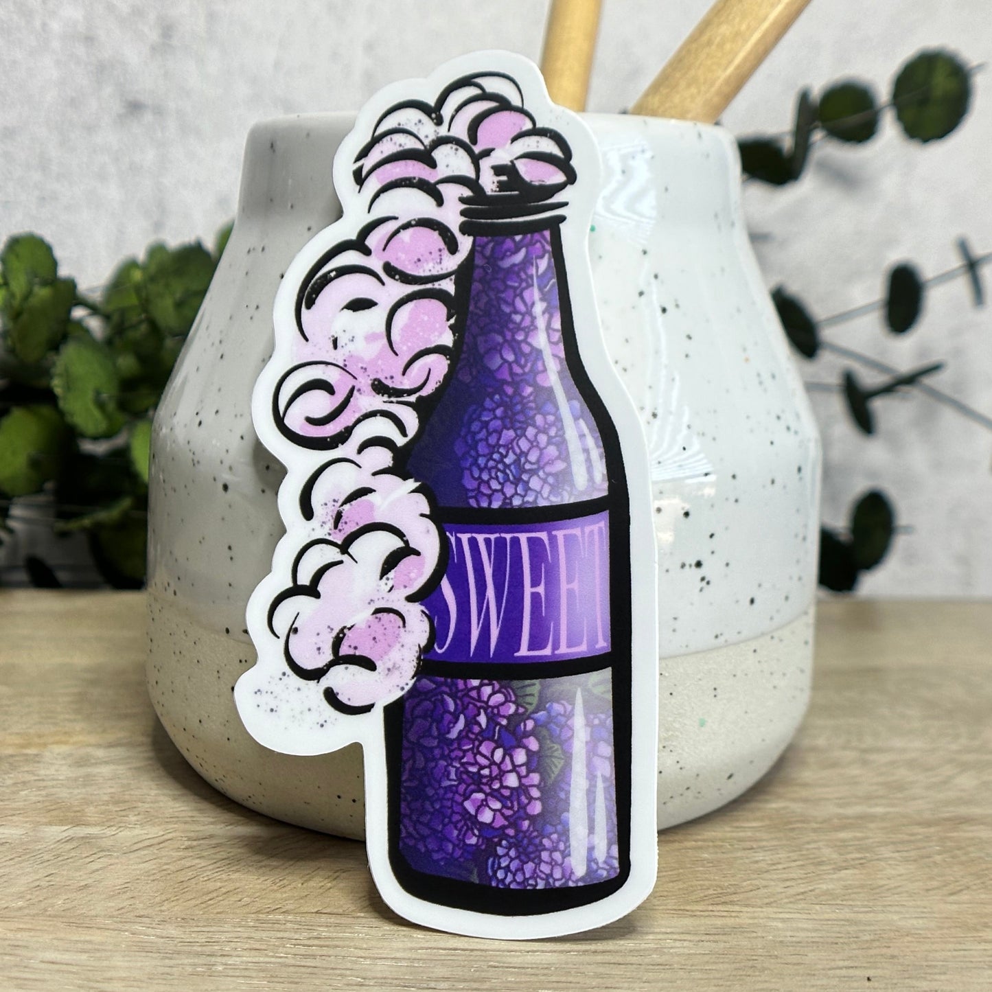 Sweet Beer Bottle Vinyl Sticker