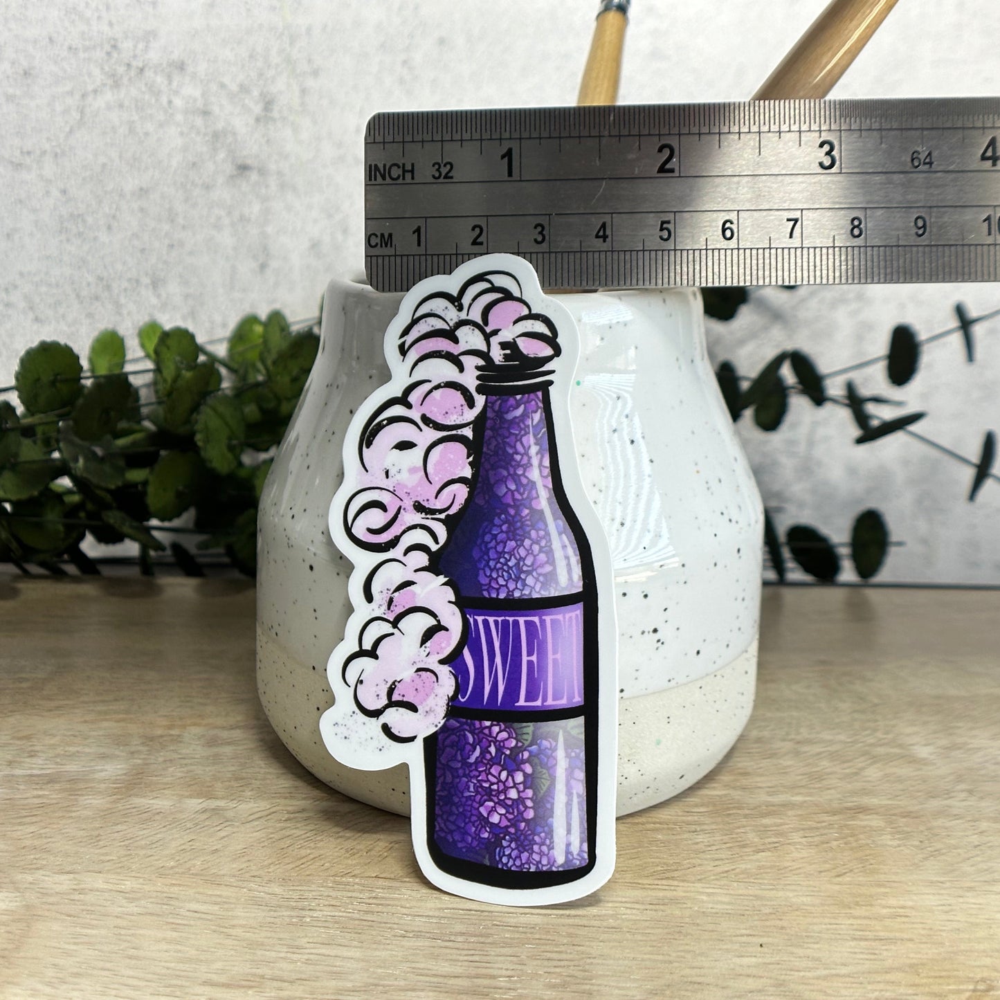 Sweet Beer Bottle Vinyl Sticker