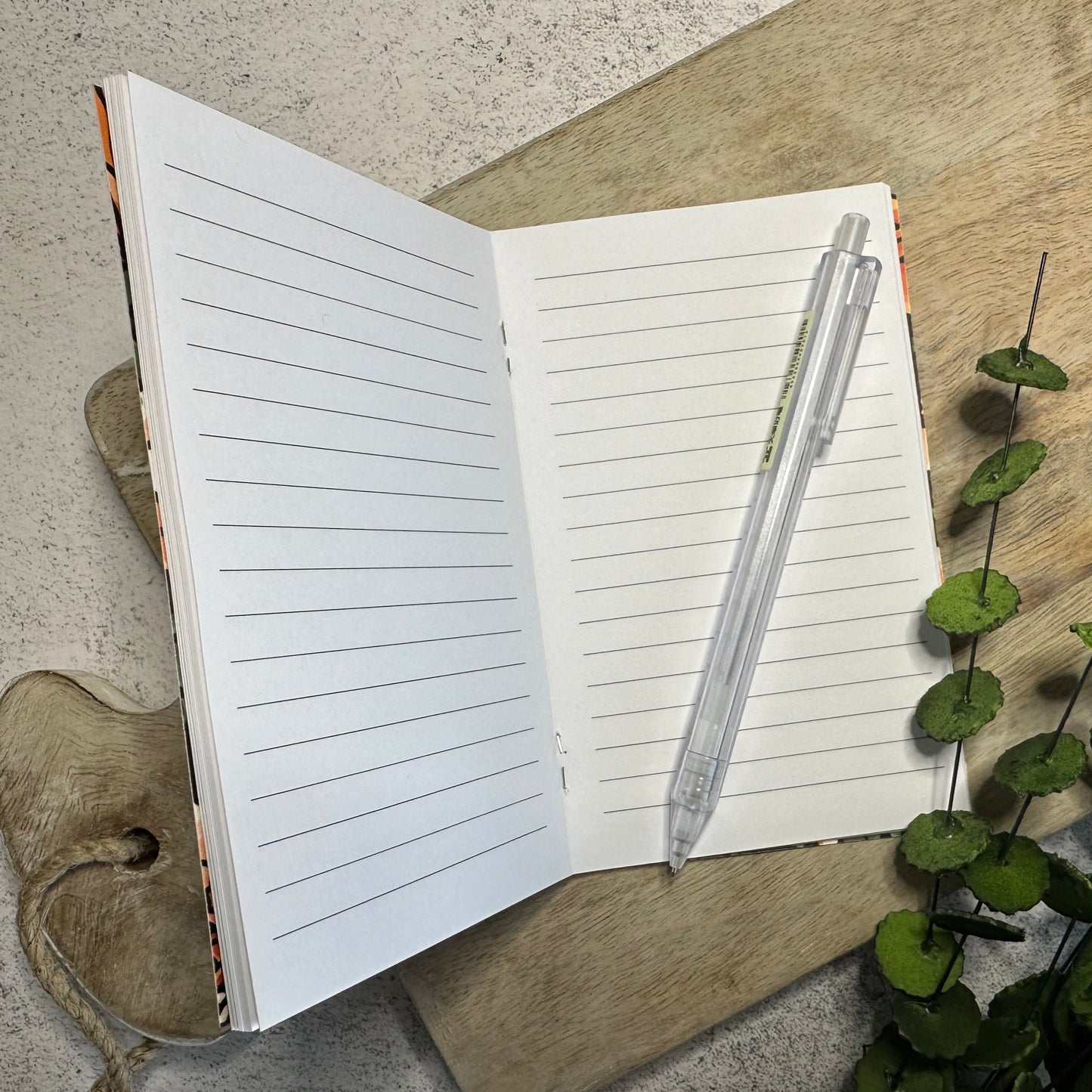 5 1/2"x3 1/2" Peach Drift Roses Pocket Notebook, Lined