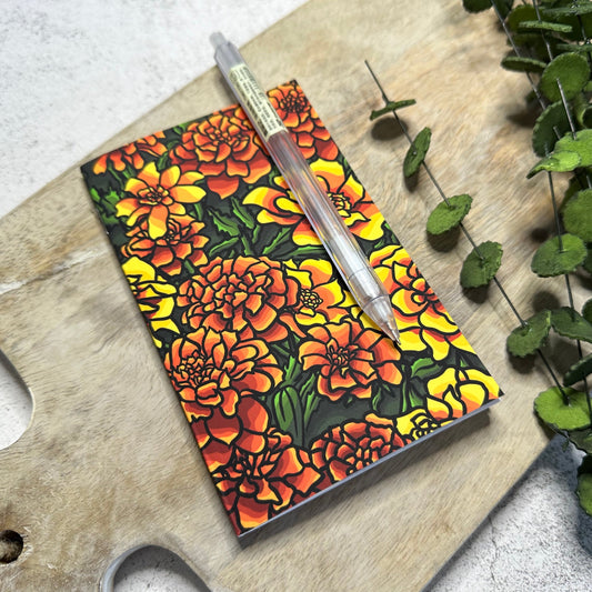 5 1/2"x3 1/2" Marigold Pocket Notebook, Lined