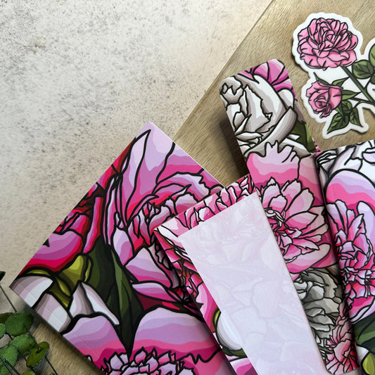 Peony Stationery Gift Set