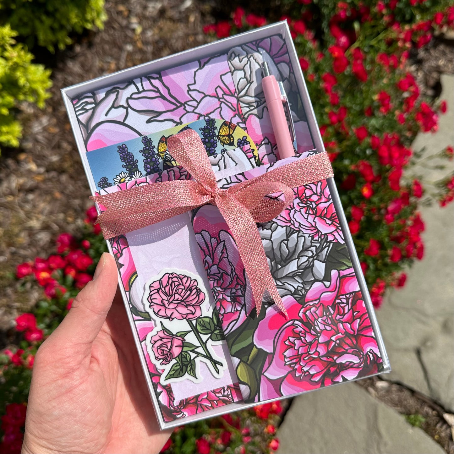 Peony Stationery Gift Set