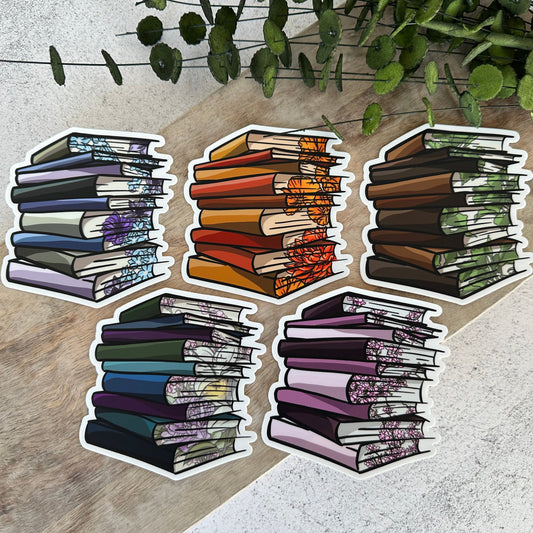 Book Lover Sticker Set