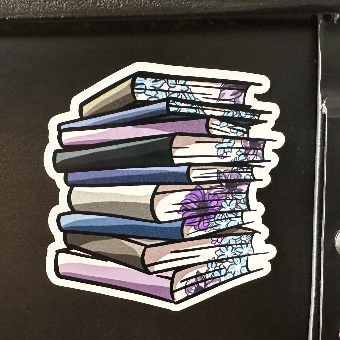 Pastel Floral Book Magnet