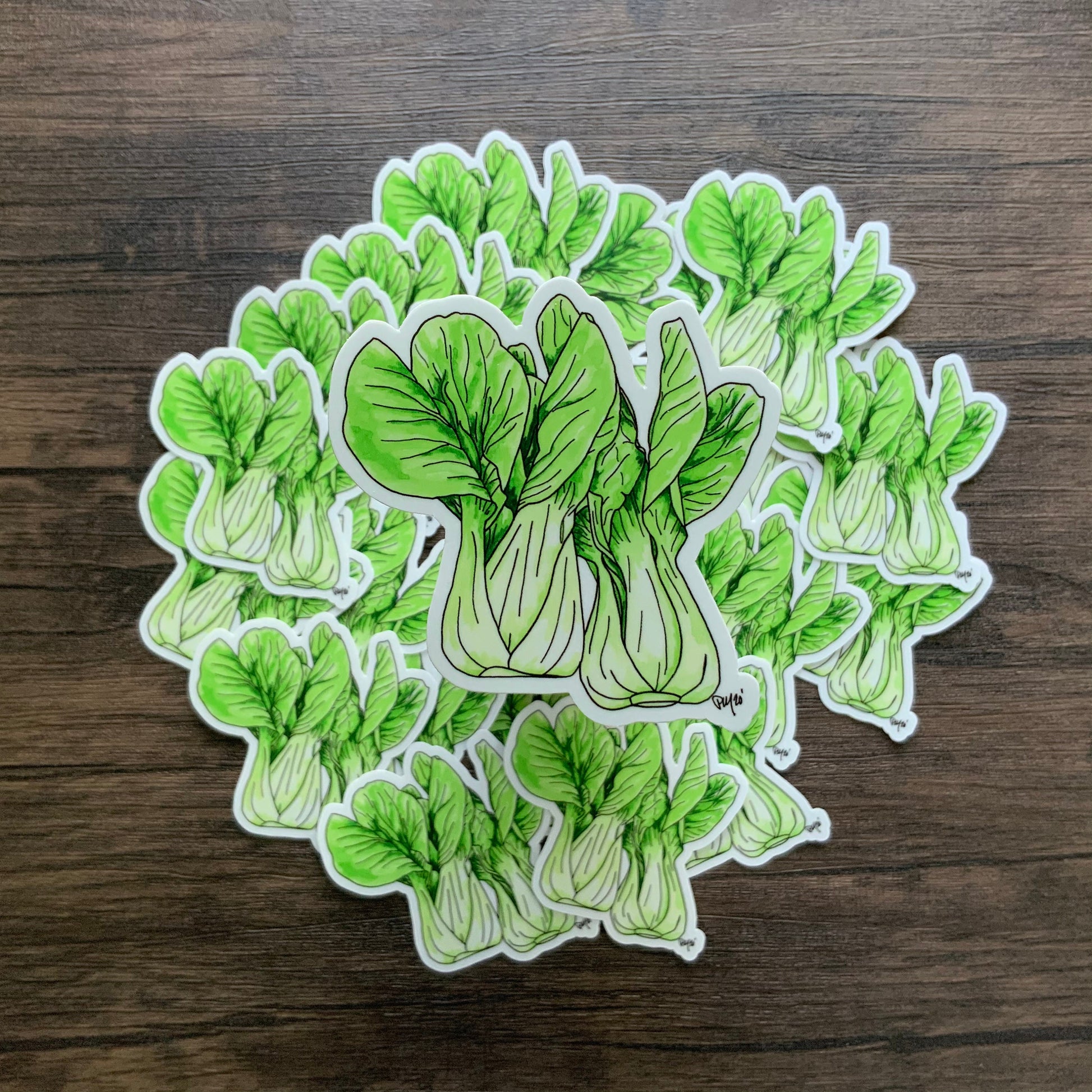 Bok Choy Vinyl Sticker