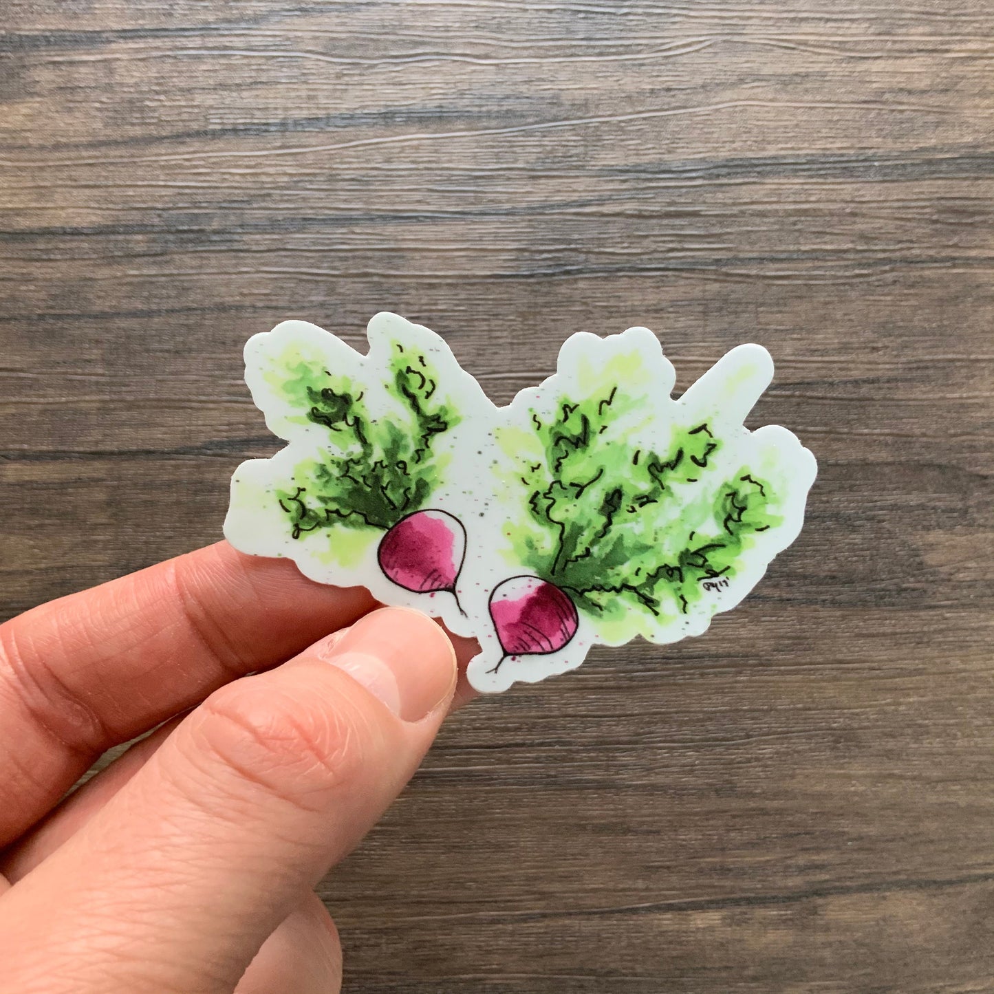 Vegetable Vinyl Sticker Set