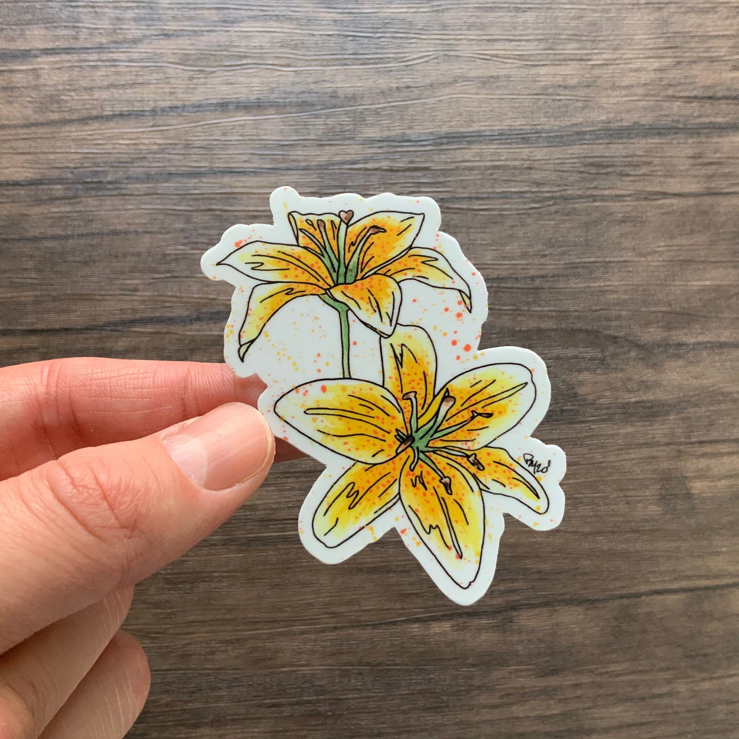 Lily Vinyl Sticker Set