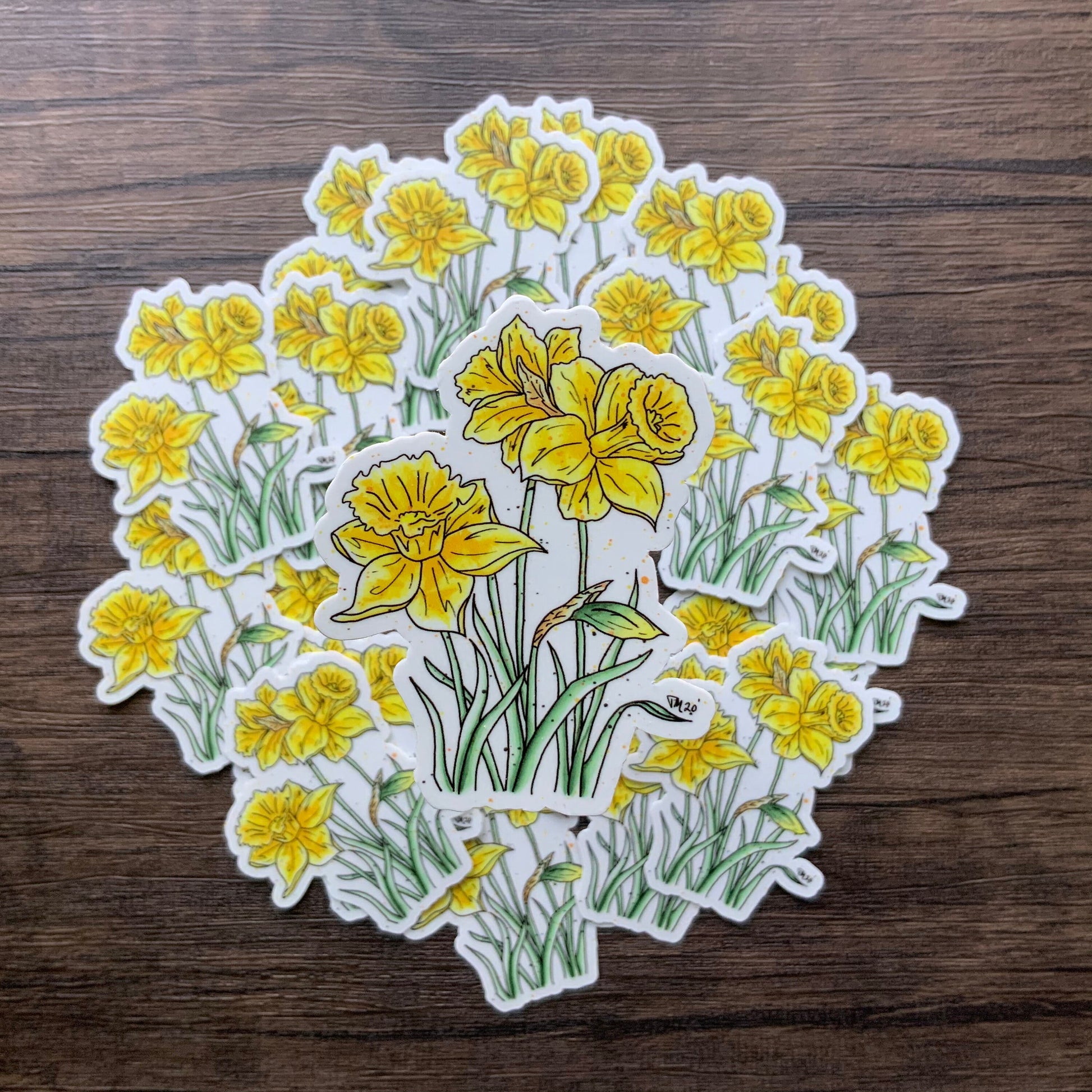 Daffodil Vinyl Sticker