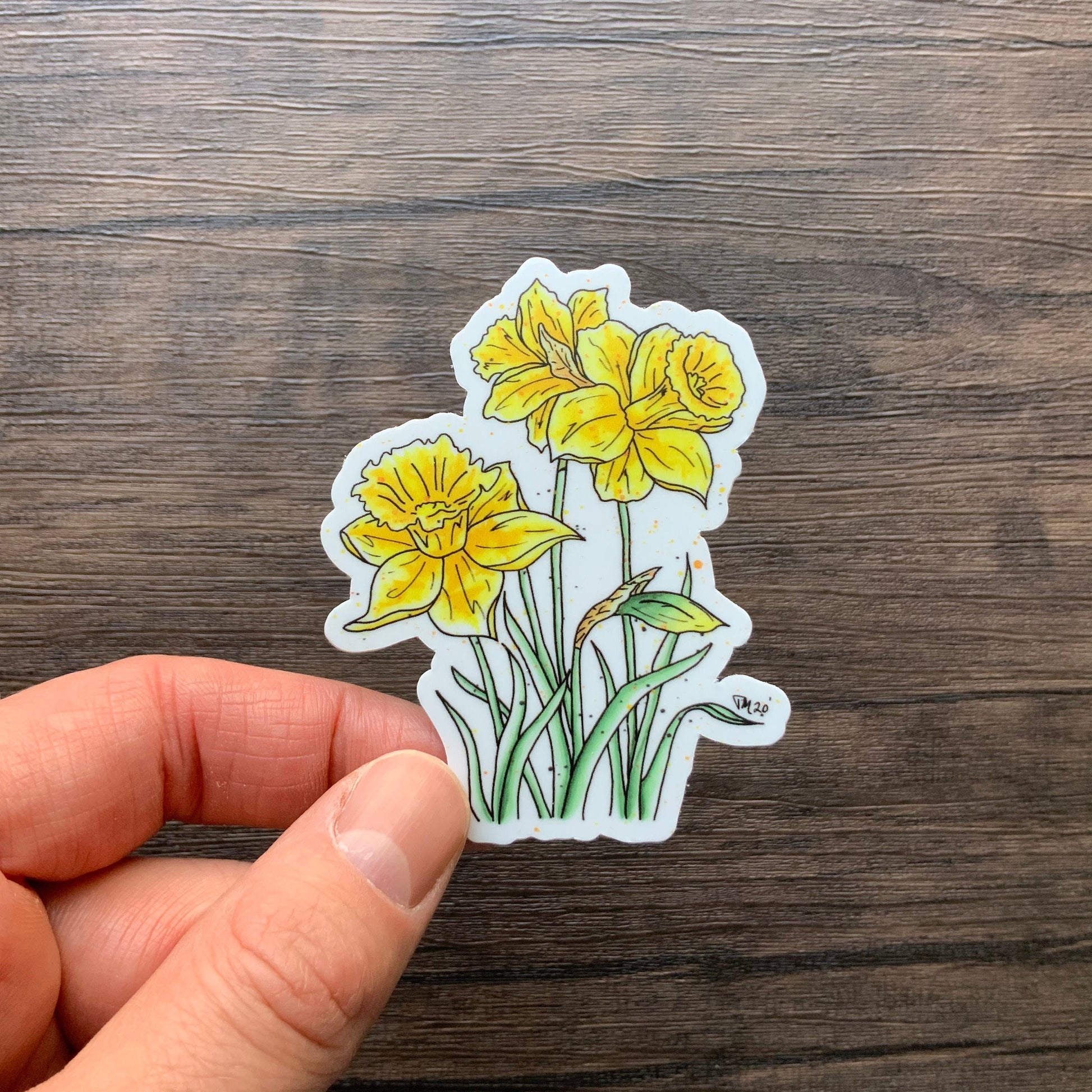 Daffodil Vinyl Sticker