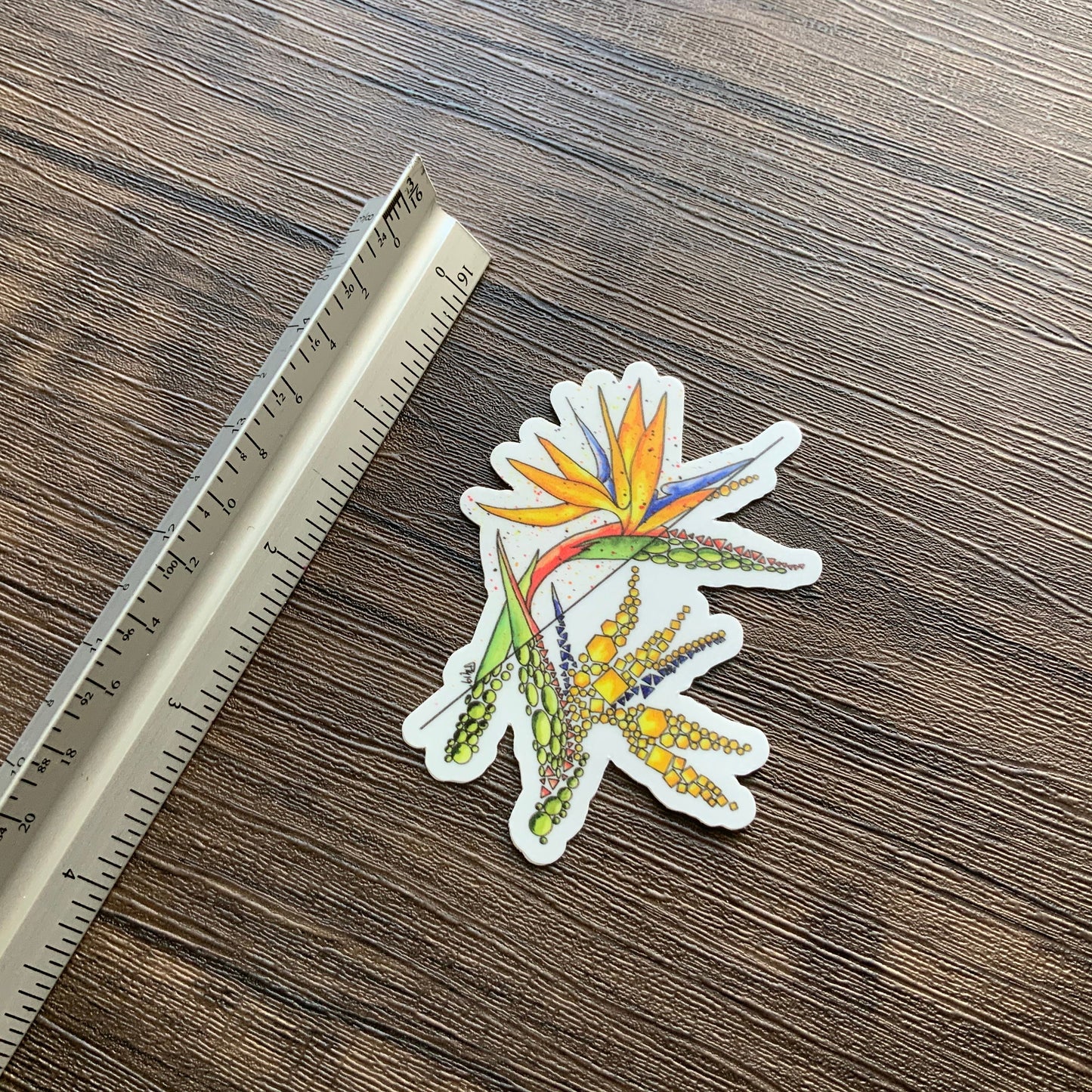 Bird of Paradise Vinyl Sticker
