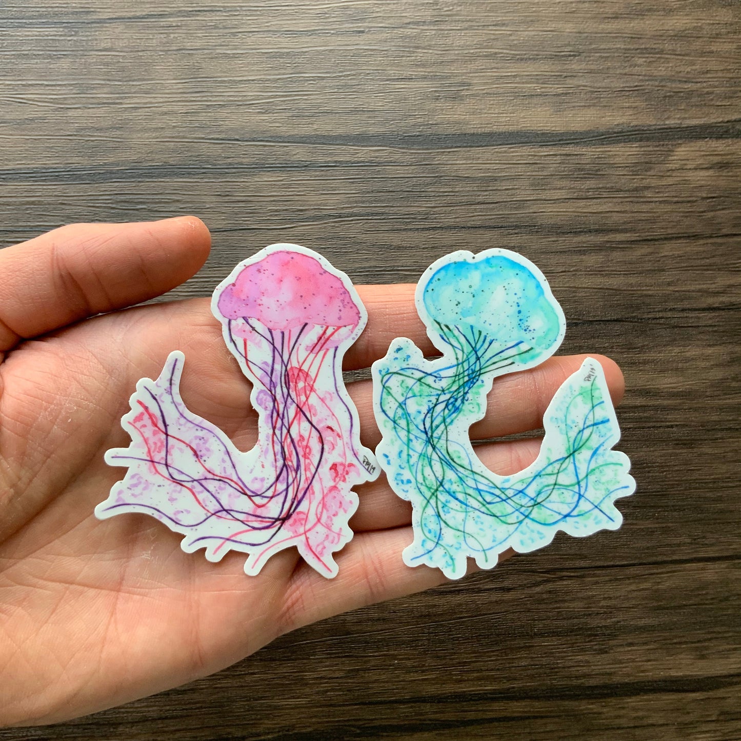 Jellyfish Vinyl Sticker Set