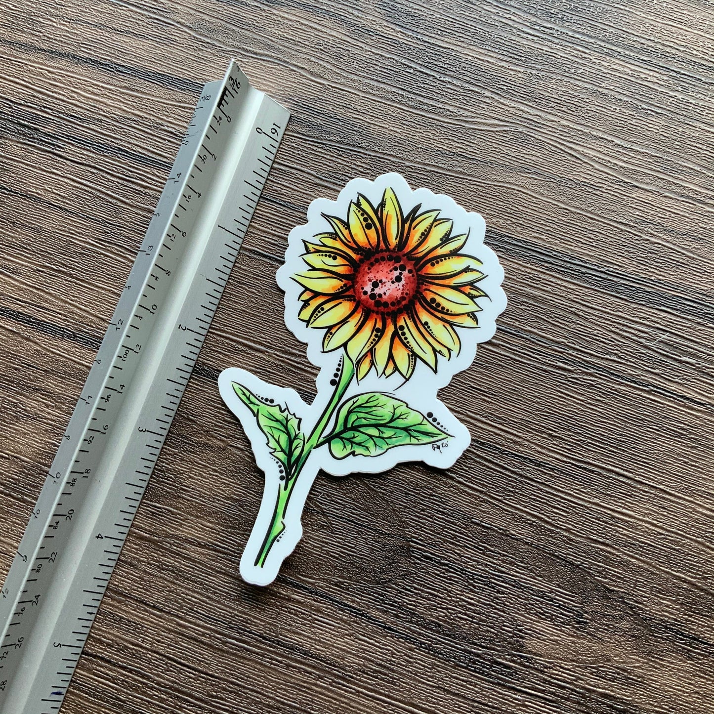 Sunflower Vinyl Sticker