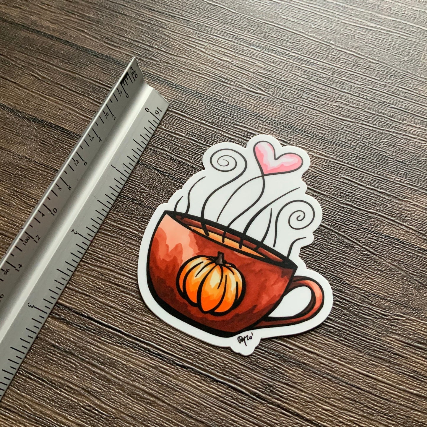 Pumpkin Spice Latte Vinyl Sticker