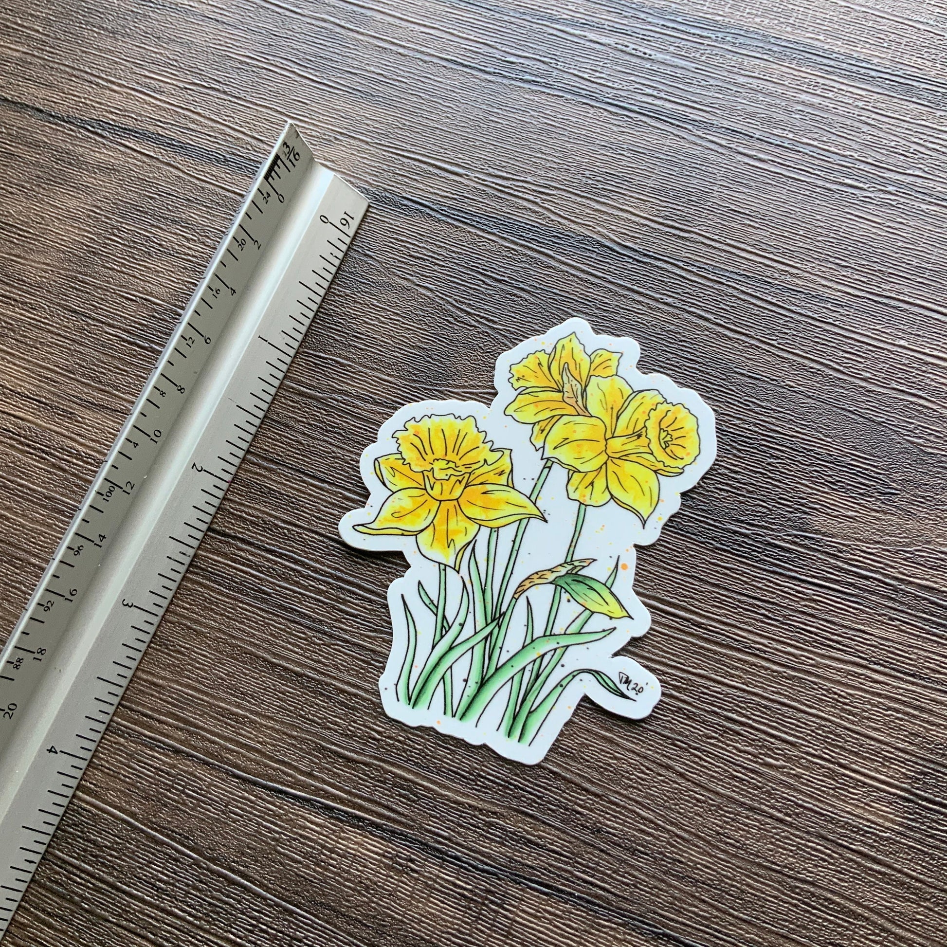 Daffodil Vinyl Sticker