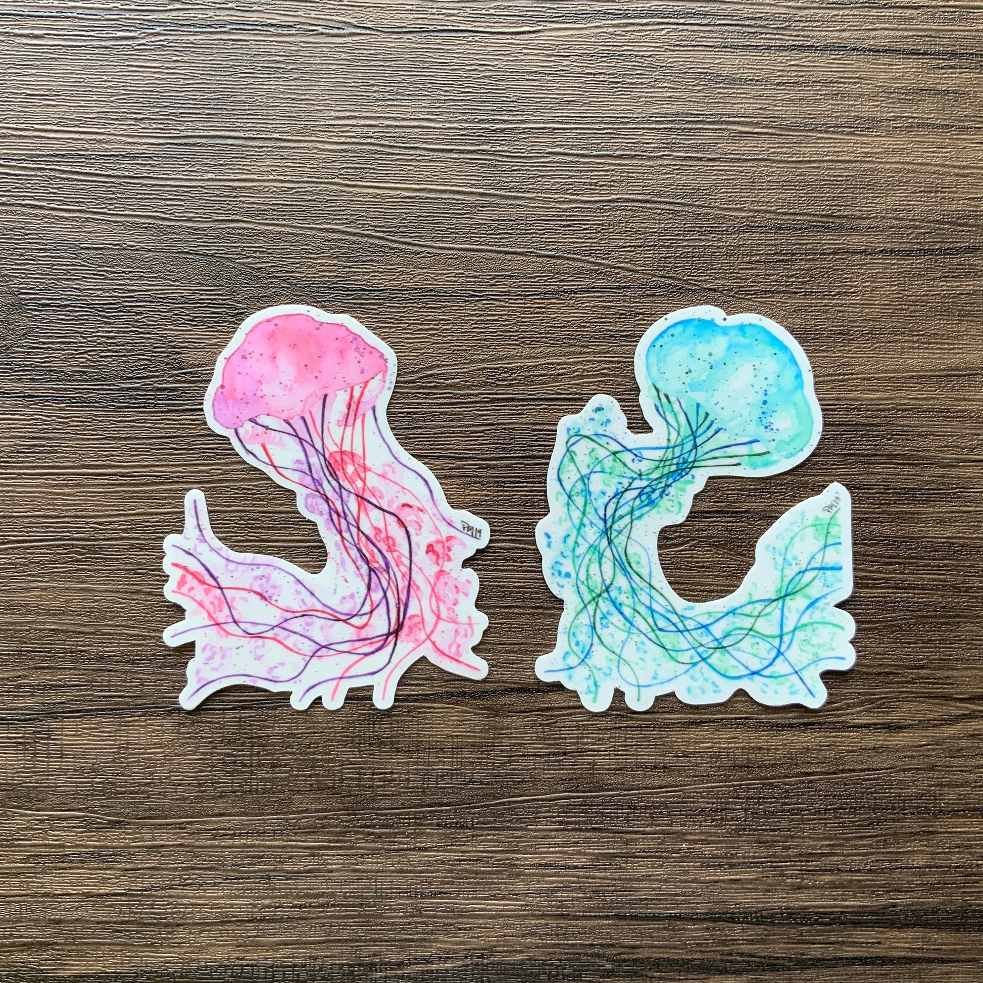 Jellyfish Vinyl Sticker Set