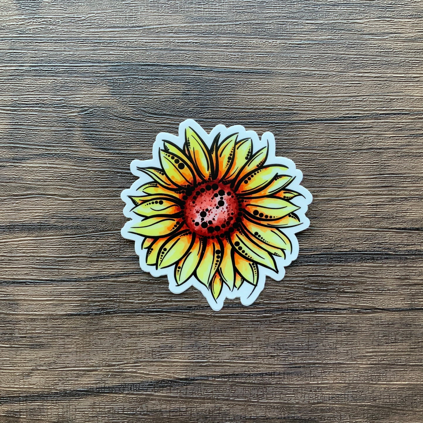 Sunflower Bloom Vinyl Sticker