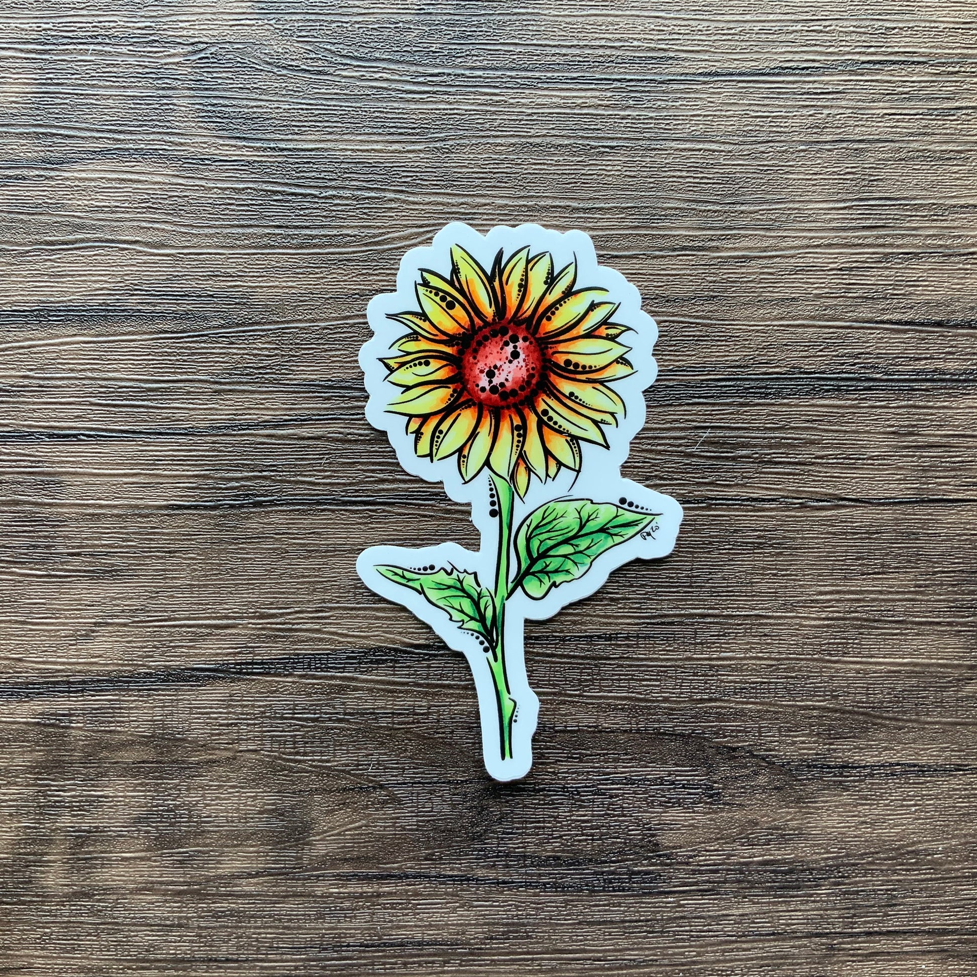 Sunflower Vinyl Sticker