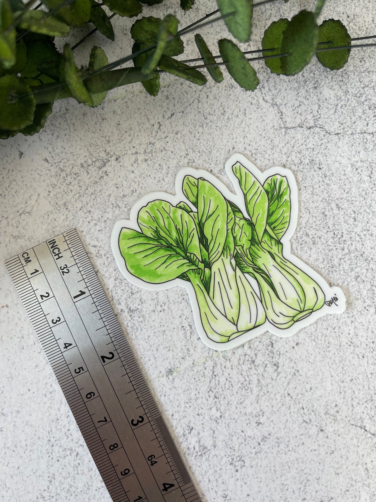 Bok Choy Vinyl Sticker