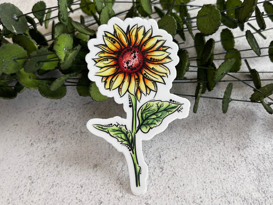 Sunflower Vinyl Sticker