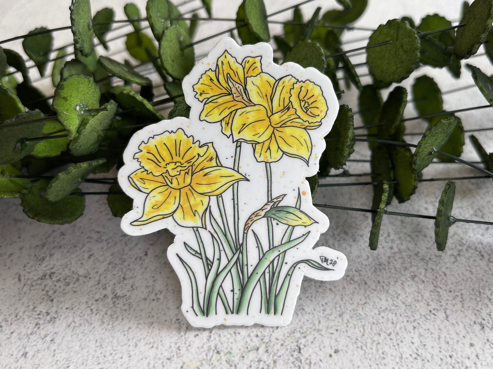 Daffodil Vinyl Sticker