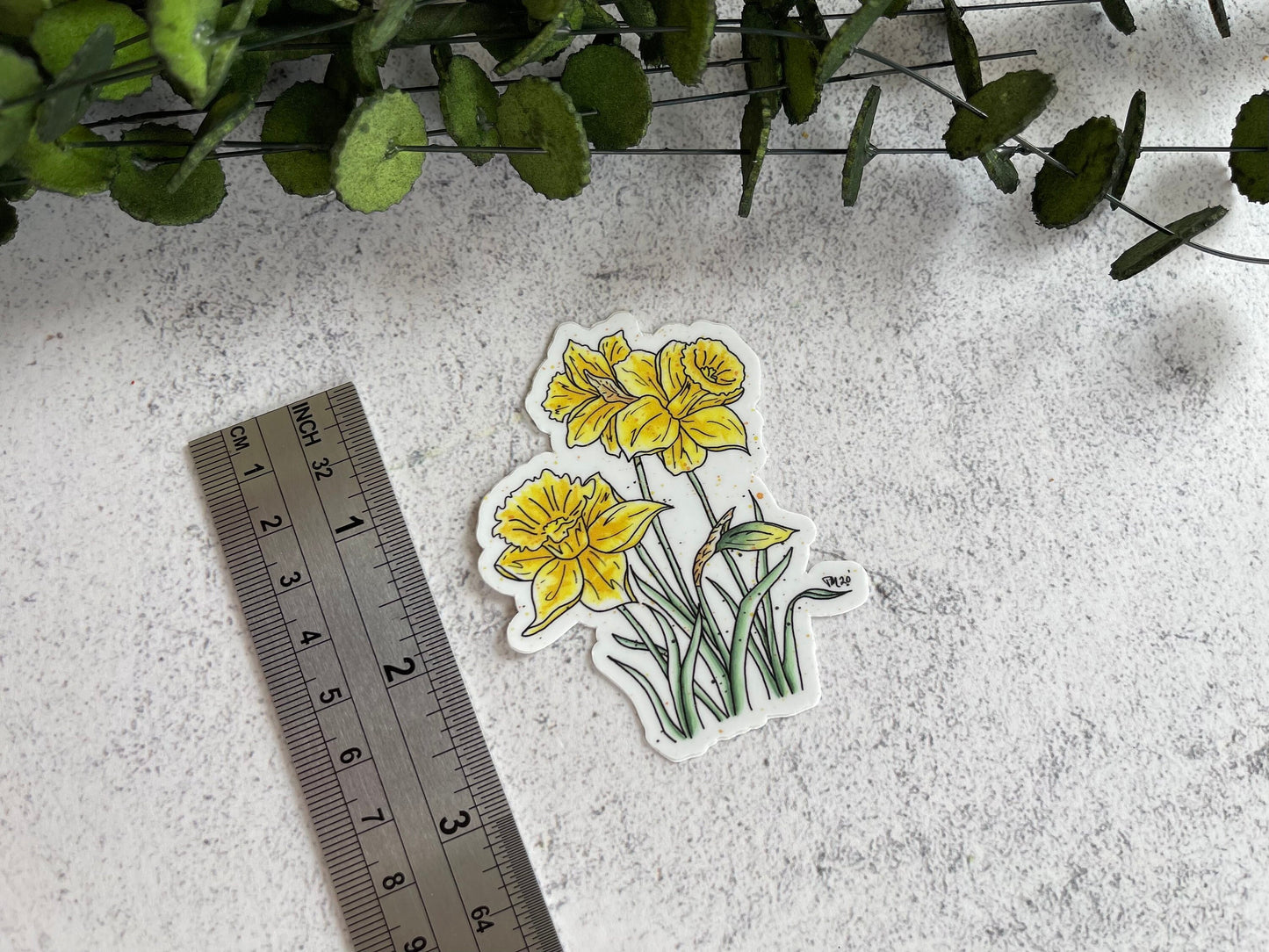 Daffodil Vinyl Sticker