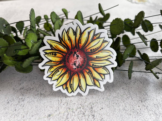 Sunflower Vinyl Sticker Set