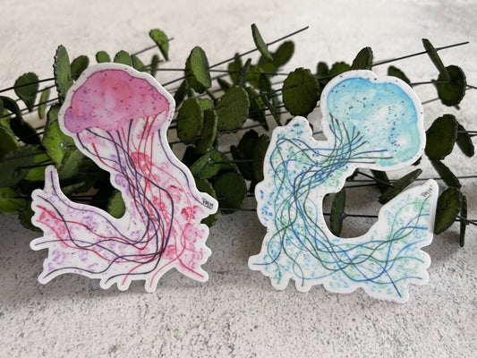 Jellyfish Vinyl Sticker Set