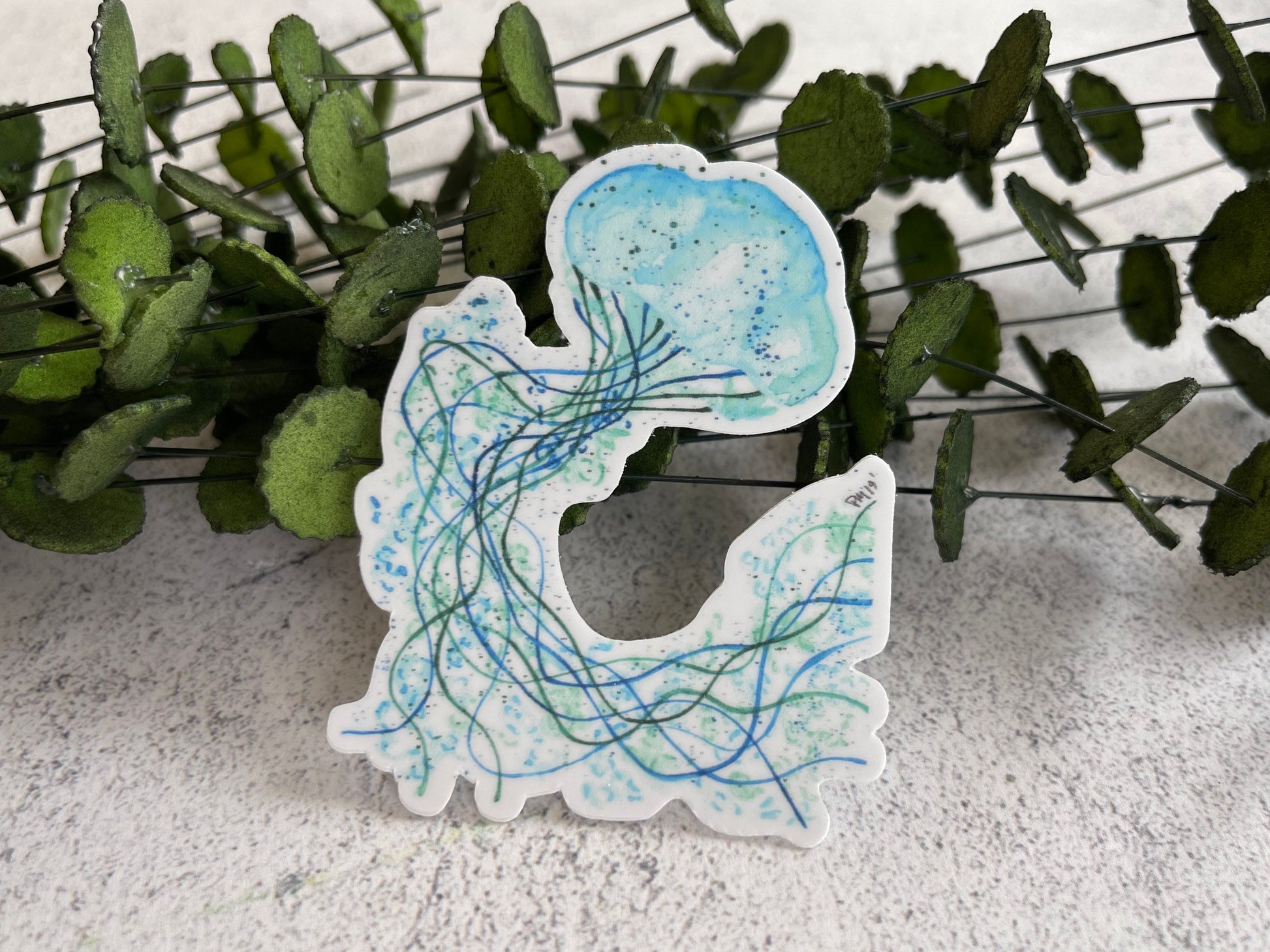 Jellyfish Vinyl Sticker Set