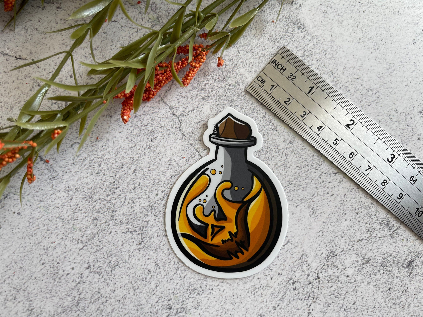 Pumpkin Potion DND Vinyl Sticker