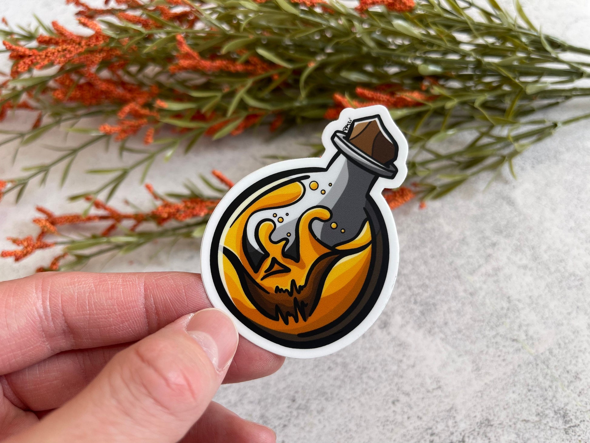 Pumpkin Potion DND Vinyl Sticker