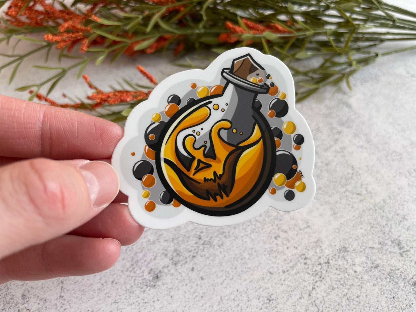 Pumpkin Potion DND Vinyl Sticker