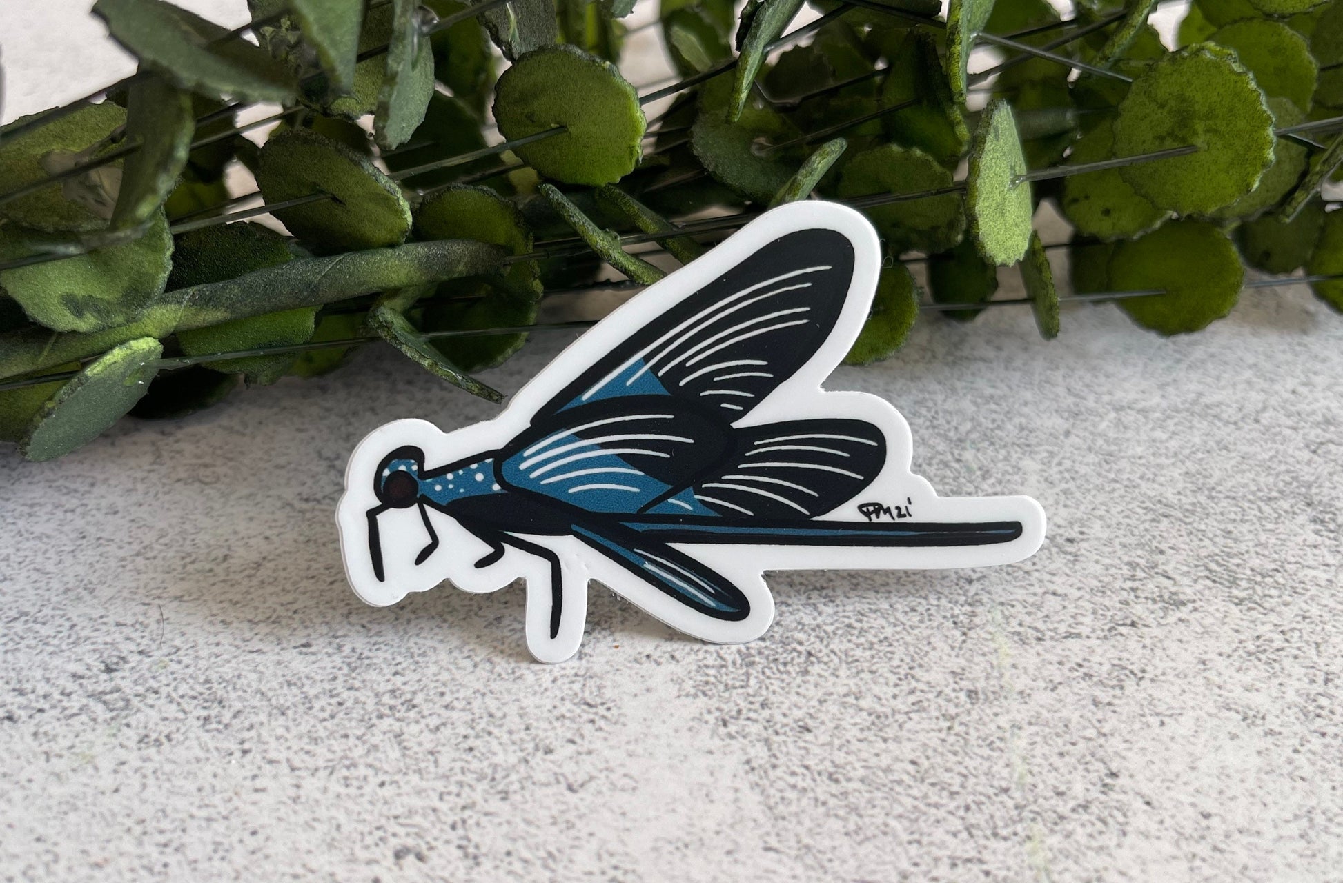 Dragonfly Vinyl Sticker