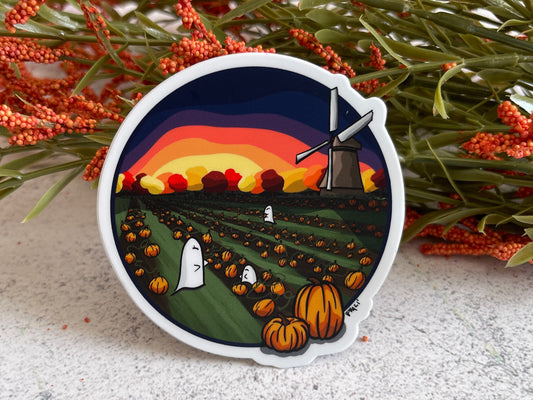 Pumpkin Patch Vinyl Sticker