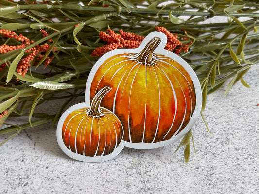 Duo Pumpkin Magnet