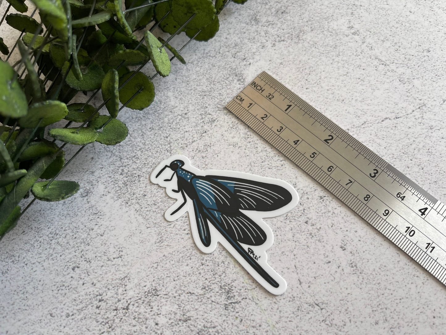 Dragonfly Vinyl Sticker