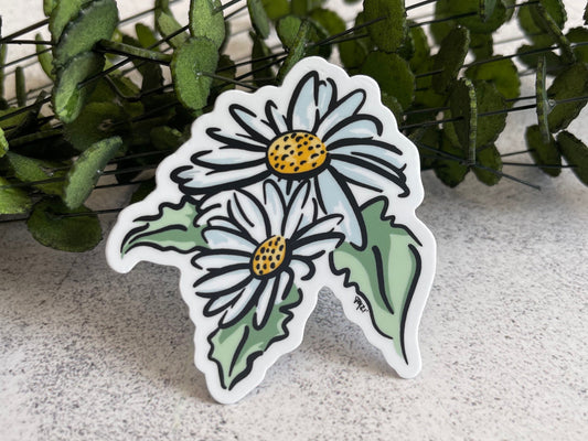Daisy Vinyl Sticker