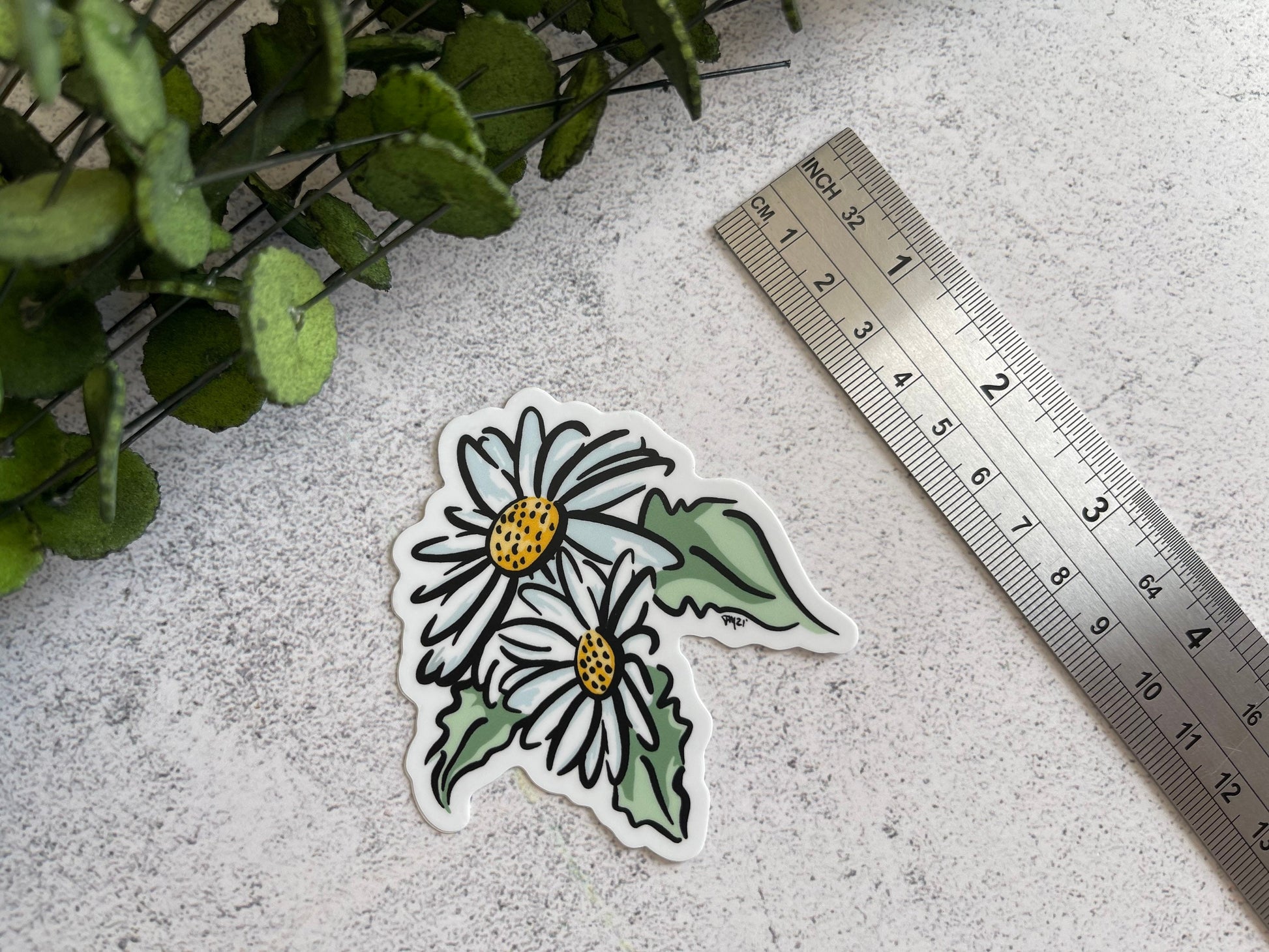 Daisy Vinyl Sticker