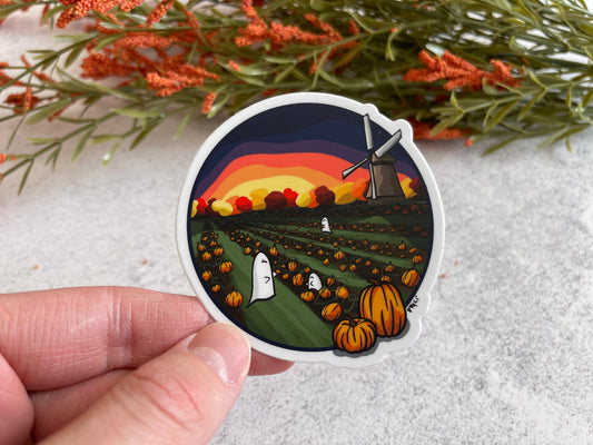 Pumpkin Patch Vinyl Sticker