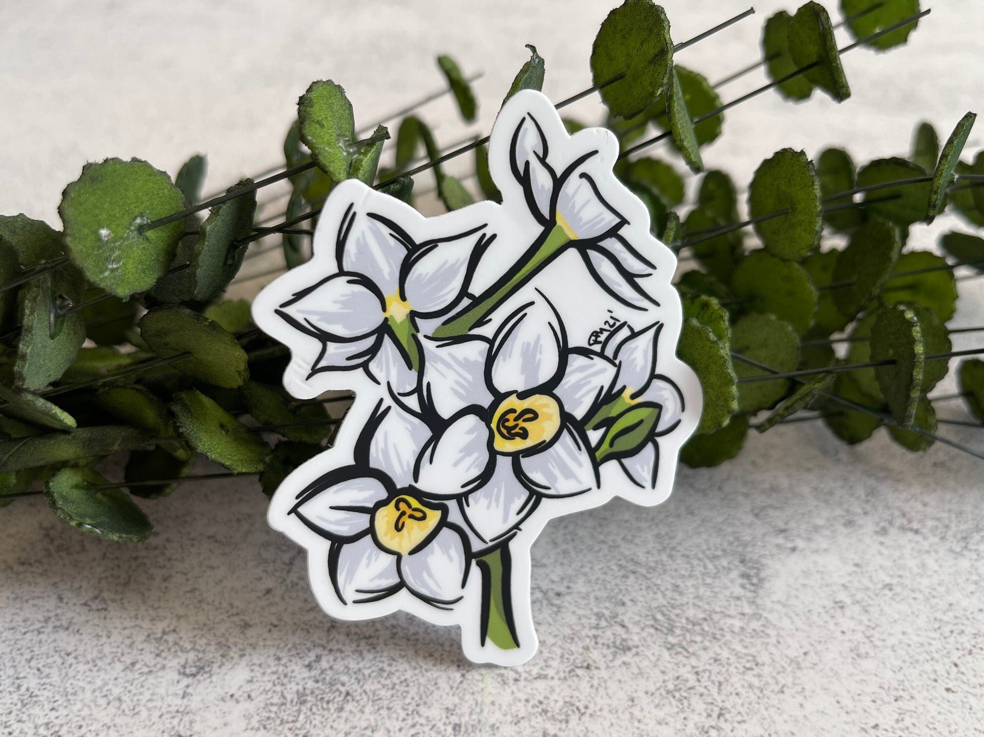 Paperwhites Vinyl Sticker