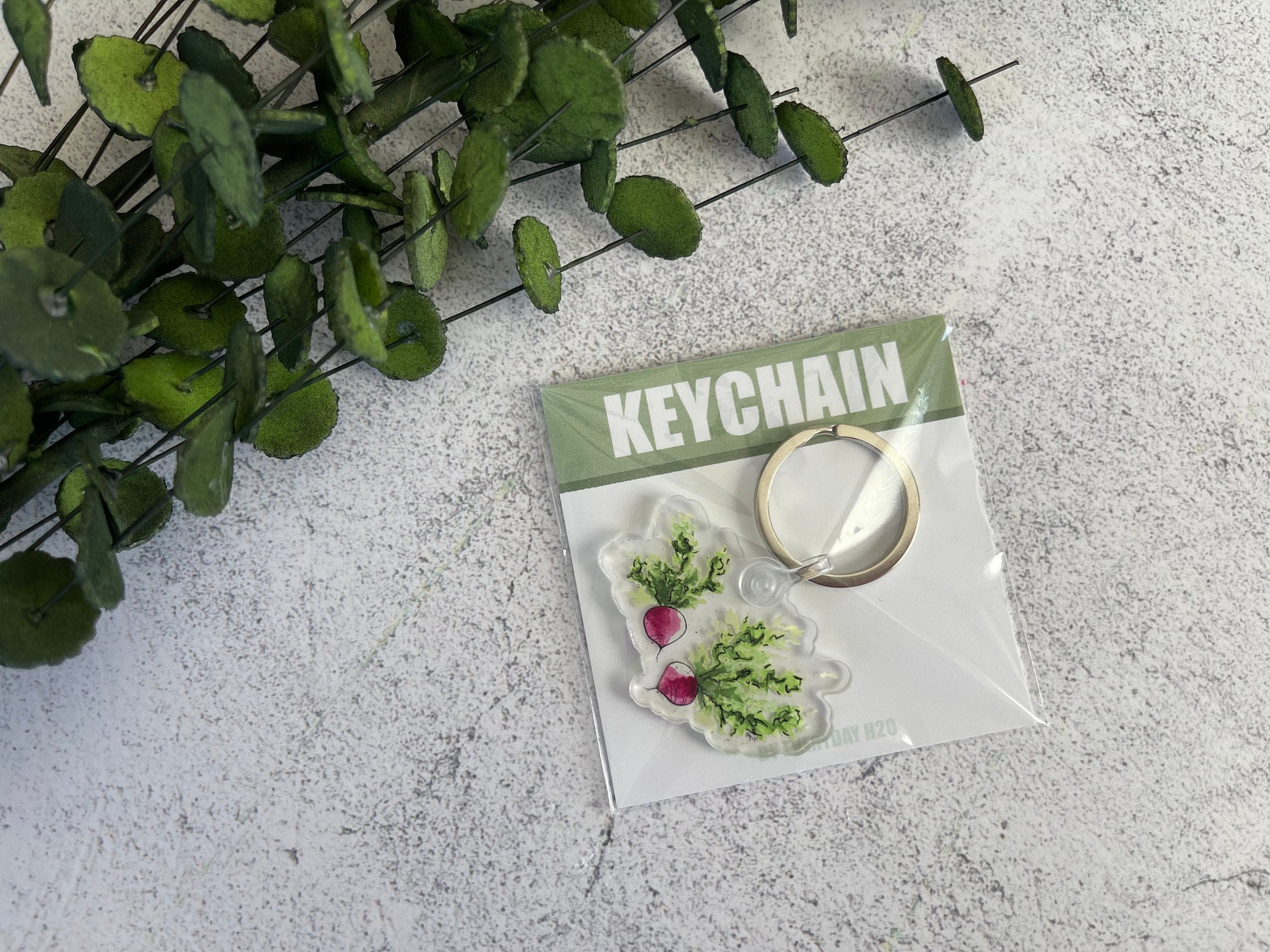 Radish Keychain