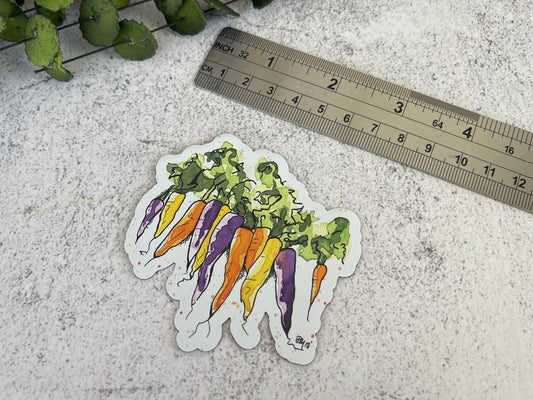 Watercolor Carrot Magnet