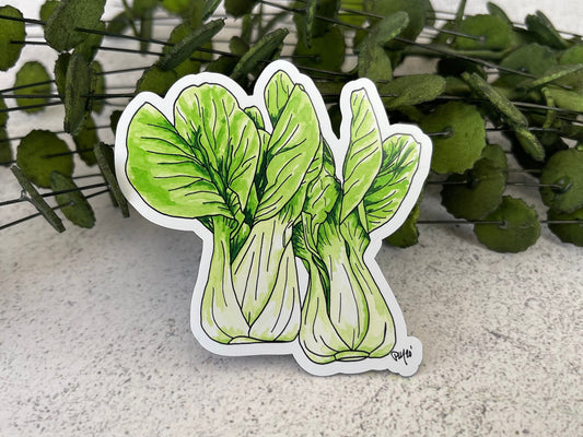 Watercolor Bok Choy Magnet