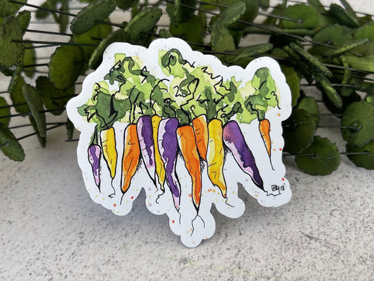 Watercolor Carrot Magnet