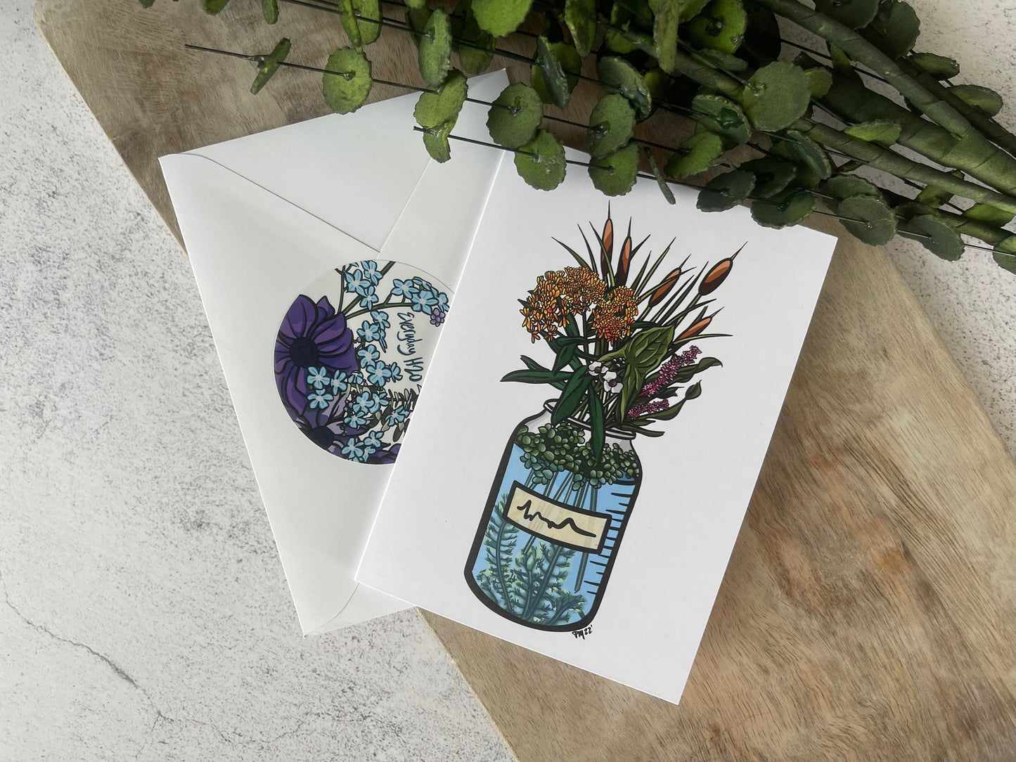 Wetland Floral Greeting Card
