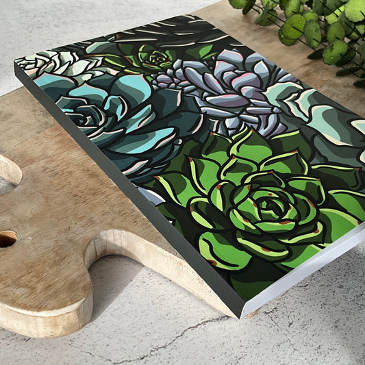 8"x5" Succulent Notebook, Layflat, Lined