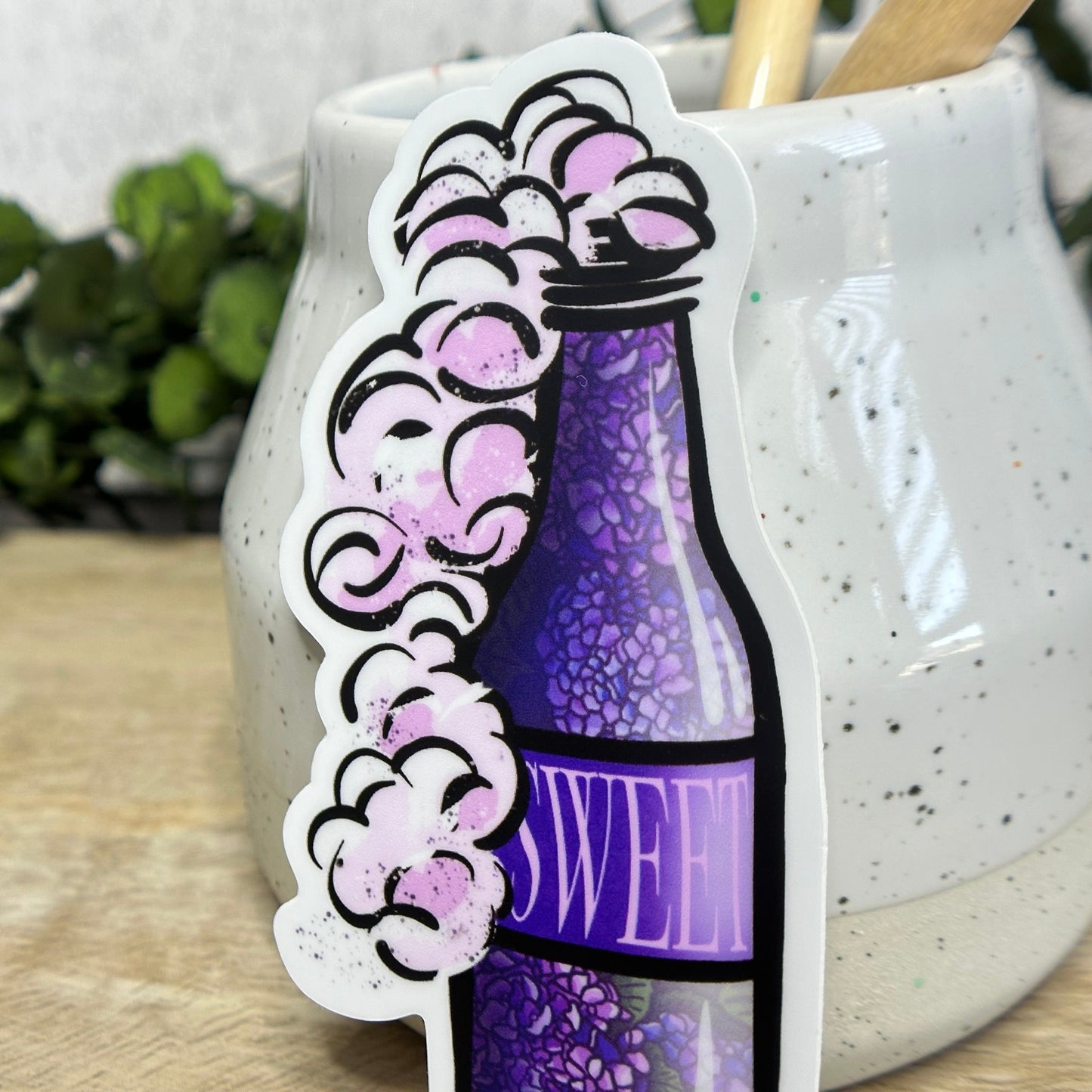 Sweet Beer Bottle Vinyl Sticker