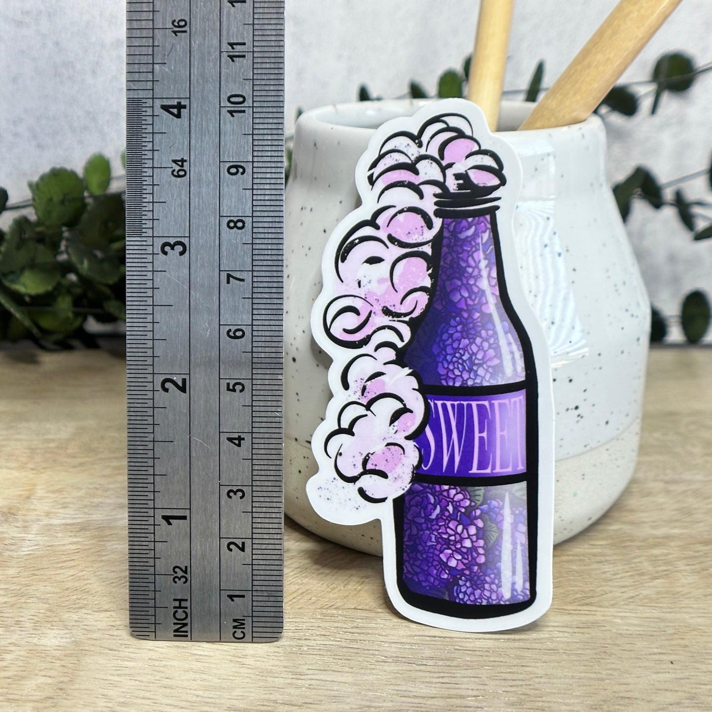 Sweet Beer Bottle Vinyl Sticker