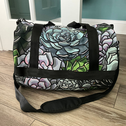 Succulent Gym Bag, 16”x12”