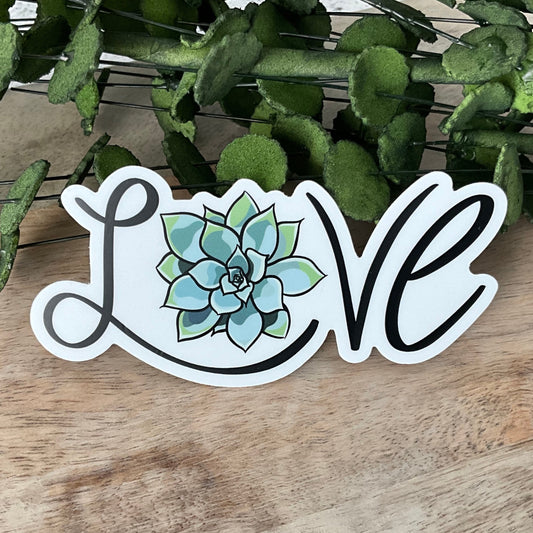 Love Succs Succulent Sticker