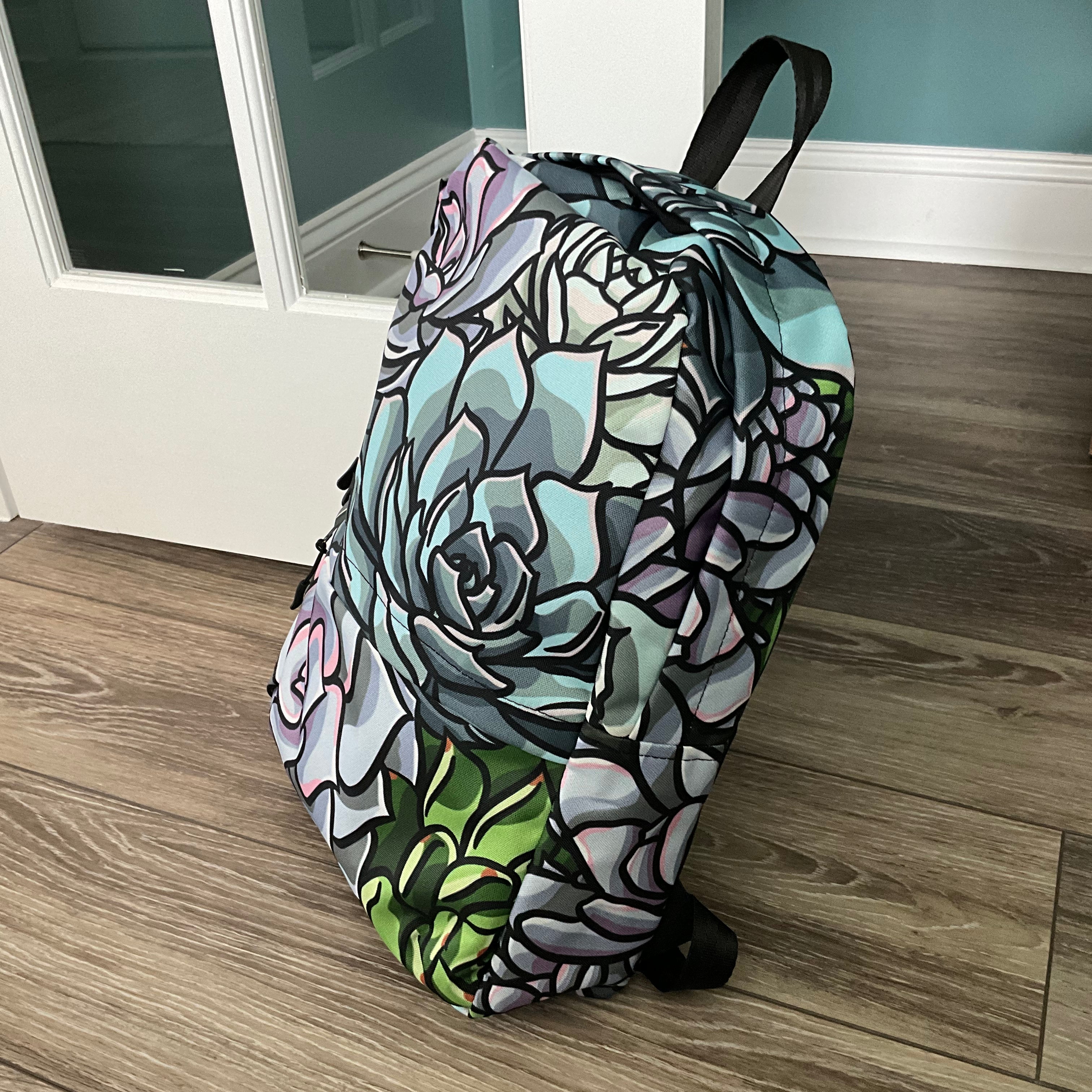 Succulent Backpack 18 x14